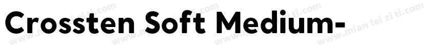 Crossten Soft Medium字体转换